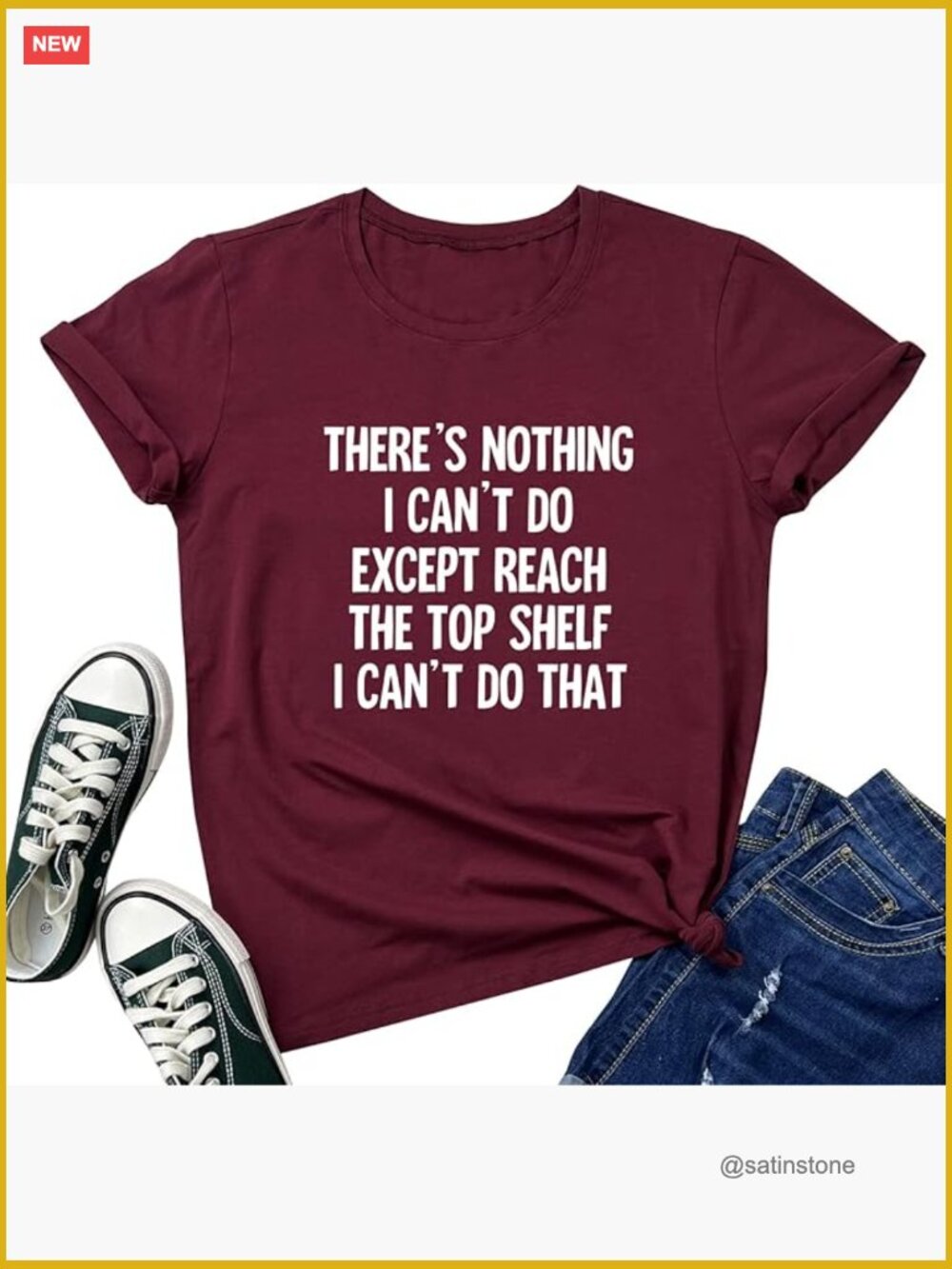 BLACKOO Women Funny Graphic T-Shirts Cute Tees There's Nothing Funny